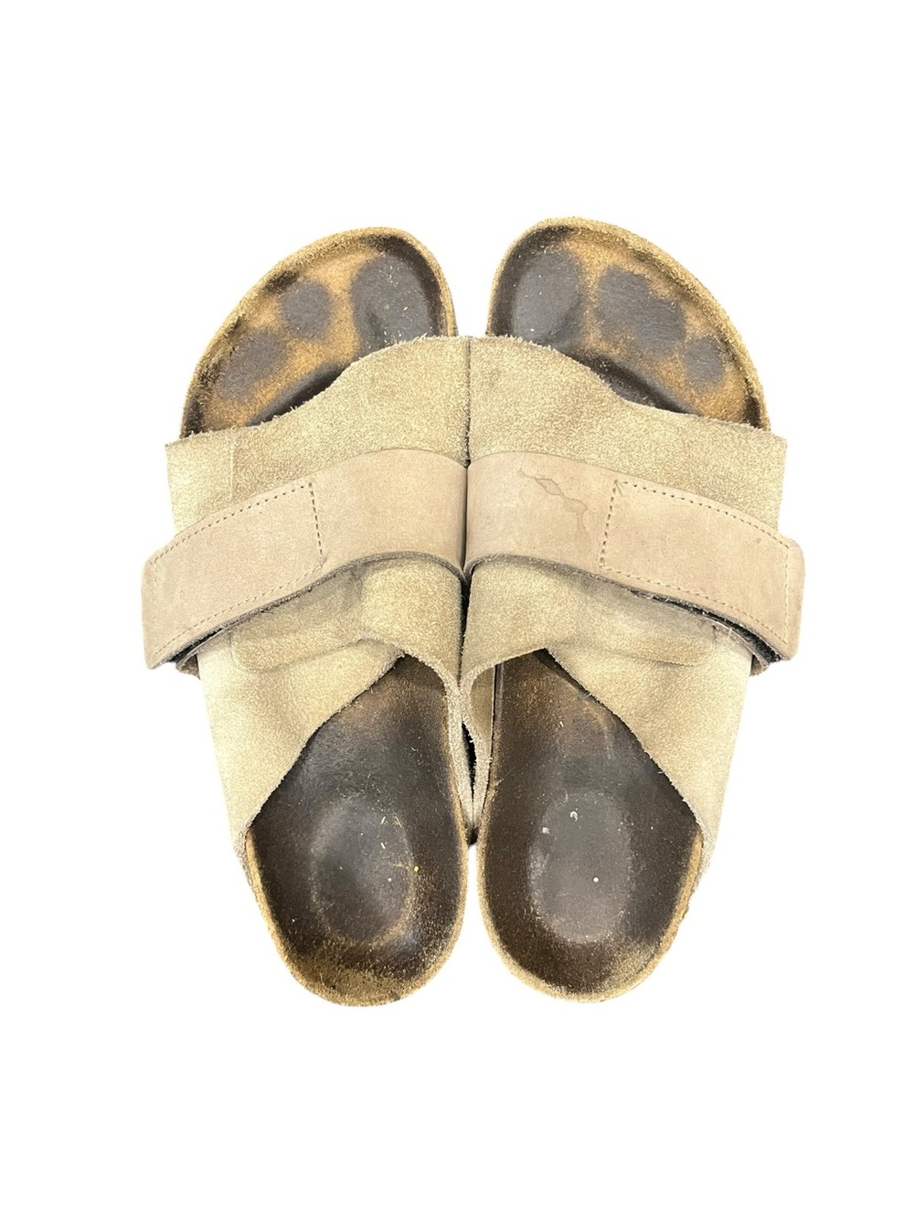 Birkenstock | Kyoto Taupe Suede Sandals 36EU / 37EU - Picture 6 of 12
